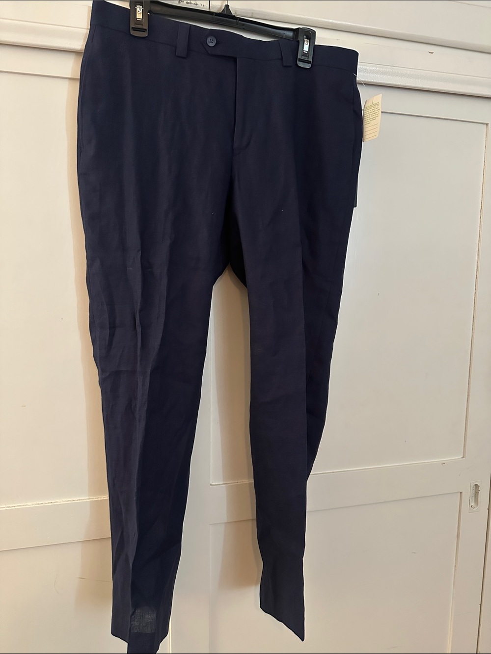 Ralph Lauren Men's Navy Dress Pants - Tailored Straight